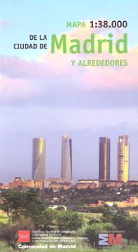 MAPA 1:38.000 DE LA CIUDAD DE MADRID Y ALREDEDORES