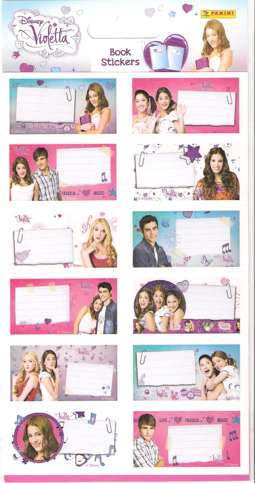 VIOLETTA BOOK STICKERS