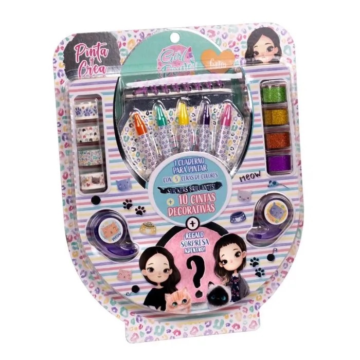 PINTA Y CREA GIRL POWER GATOS