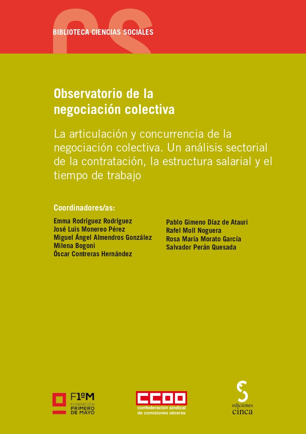 OBSERVATORIO DE LA NEGOCIACIÓN COLECTIVA