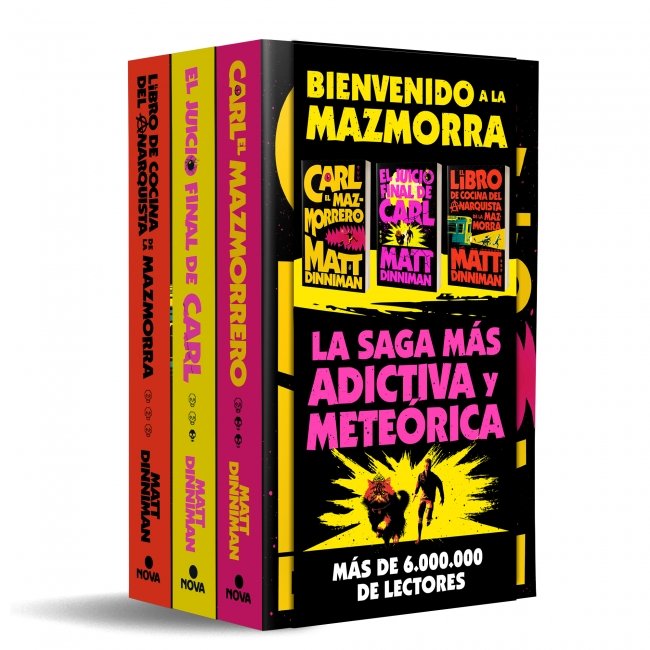 PACK BIENVENIDO A LA MAZMORRA (CARL EL MAZMORRERO | EL JUICIO FINAL DE CARL | EL LIBRO DE COCINA DEL ANARQUISTA) (CARL EL MAZMORRERO)