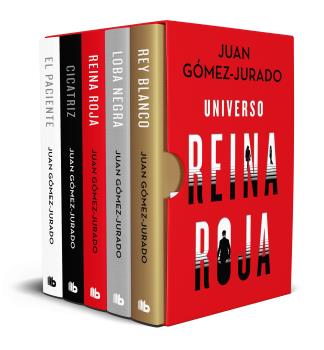 UNIVERSO REINA ROJA (ESTUCHE CON: CON: REINA ROJA | LOBA NEGRA | REY BLANCO | CICATRIZ | EL PACIENTE)