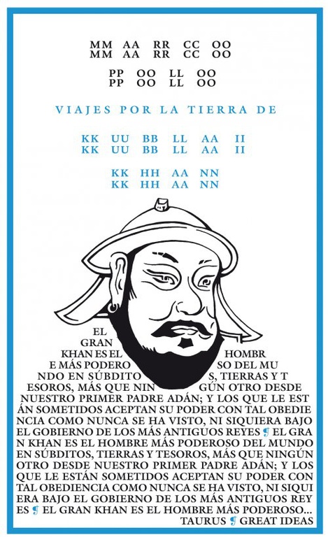VIAJES POR LA TIERRA DE KUBLAI KHAN    Taurus Great Ideas