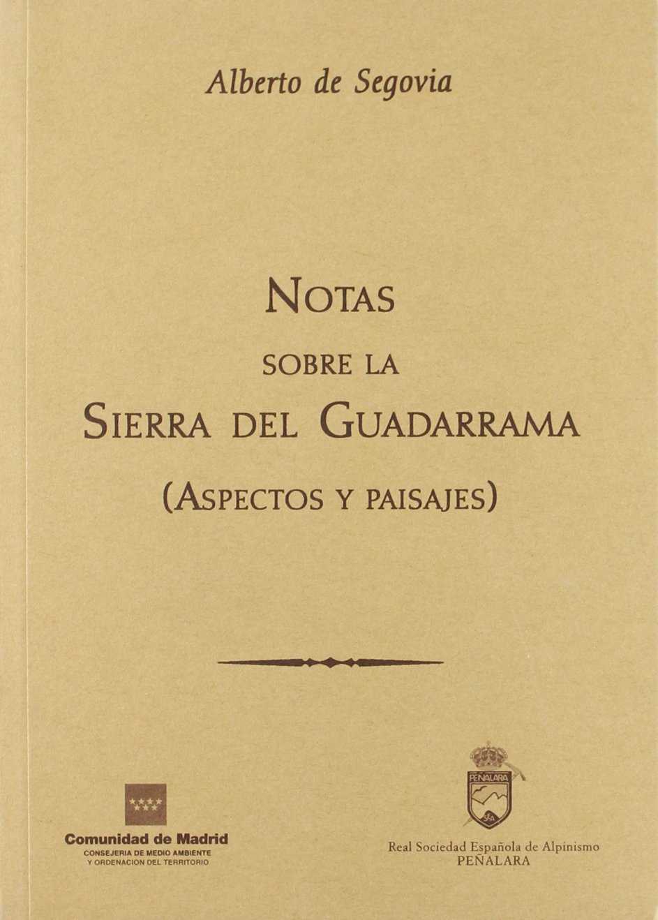 NOTAS SOBRE LA SIERRA DEL GUADARRAMA