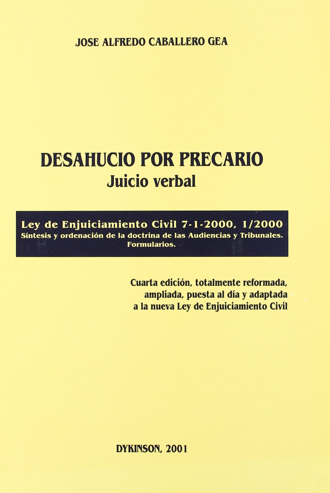DESAHUCIO POR PRECARIO, JUICIO VERBAL