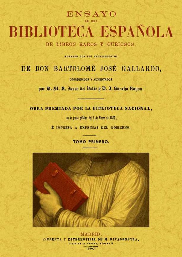 ENSAYO BIBLIOTECA 4vols ESPAÑOLA Libros raros y curiosos