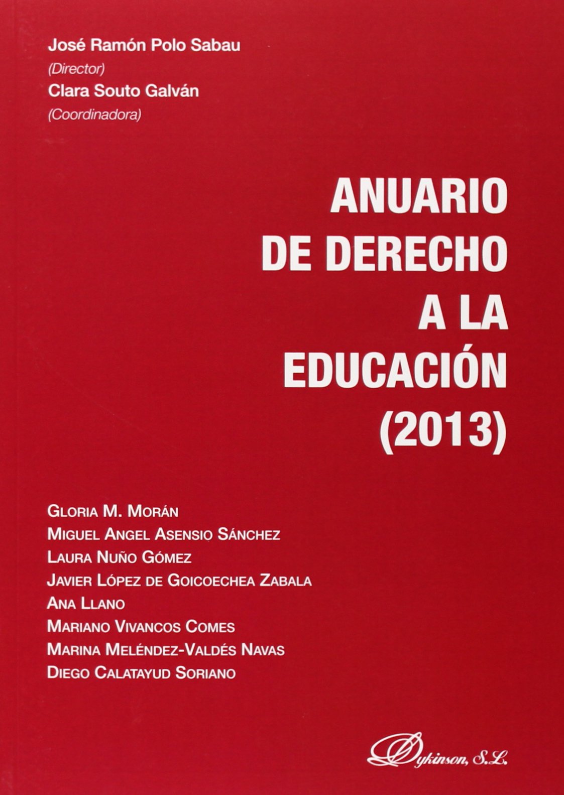 ANUARIO DE DERECHO A LA EDUCACIÓN