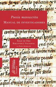 POESÍA MANUSCRITA. MANUAL DE INVESTIGADORES