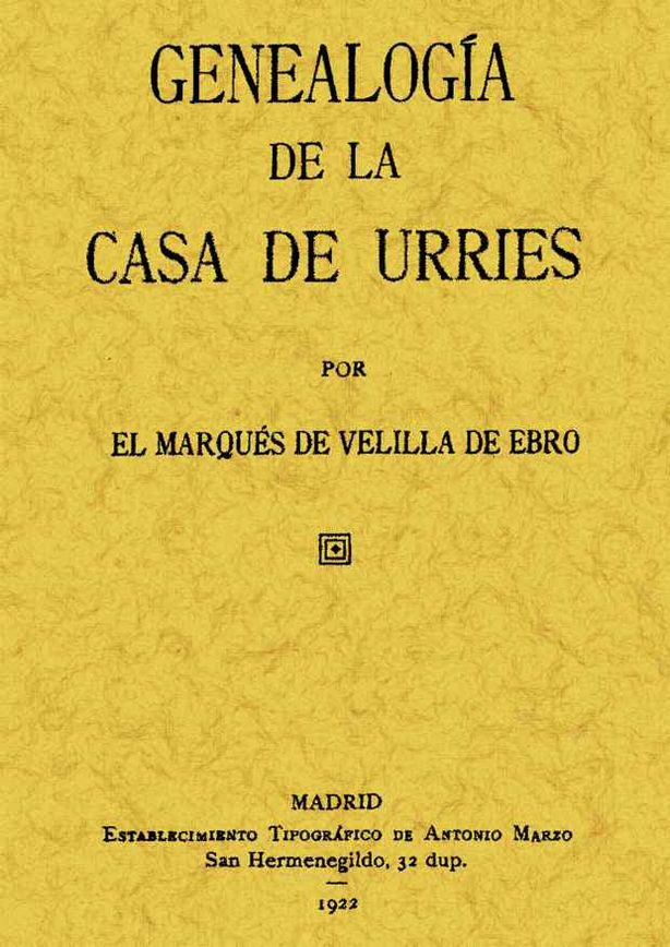GENEALOGIA CASA URRIES