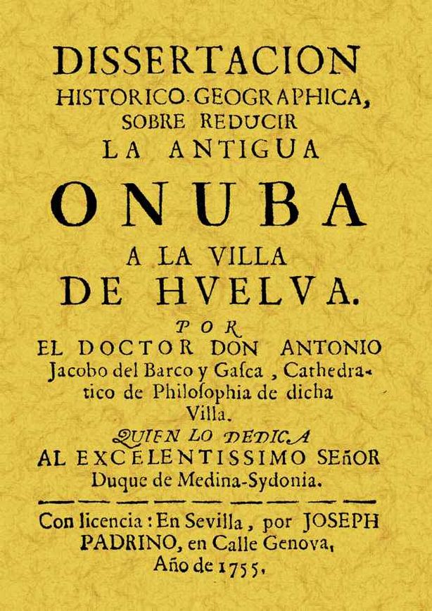 DISERTACION HISTORICA ONUBA