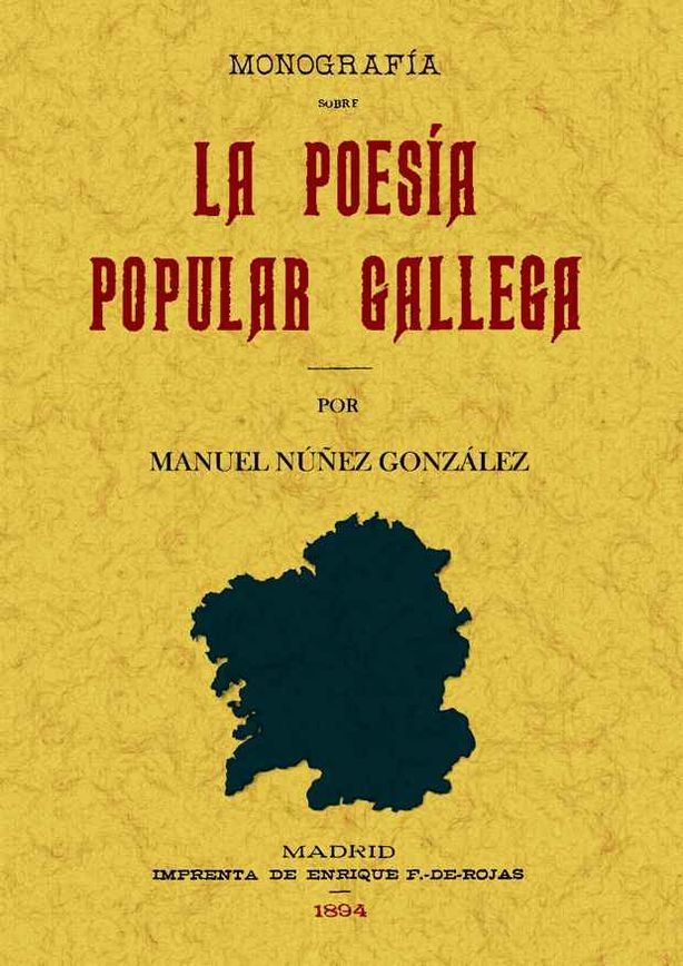 MONOGRAFIA SOBRE POESIA POPULAR GALLEGA