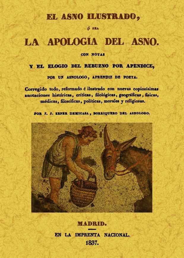 ASNO ILUSTRADO  LA APOLOGIA DEL ASNO