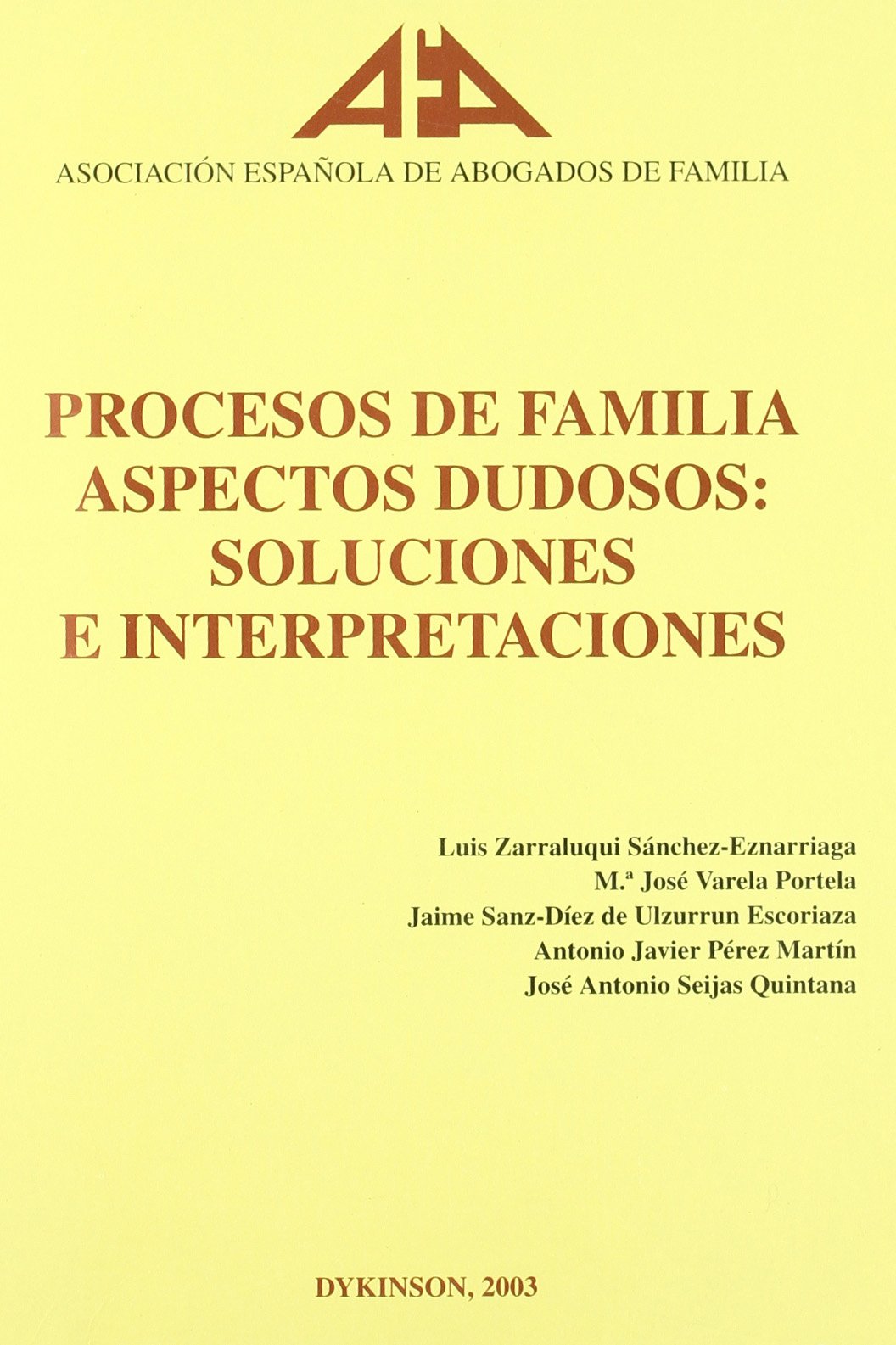 PROCESOS DE FAMILIA ASPECTOS DUDOSOS