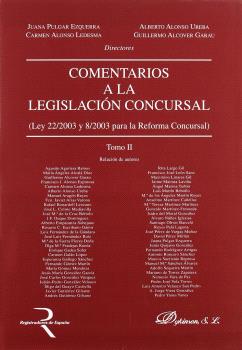 COMENTARIOS LEGISLACION 2 vls CONCURSAL