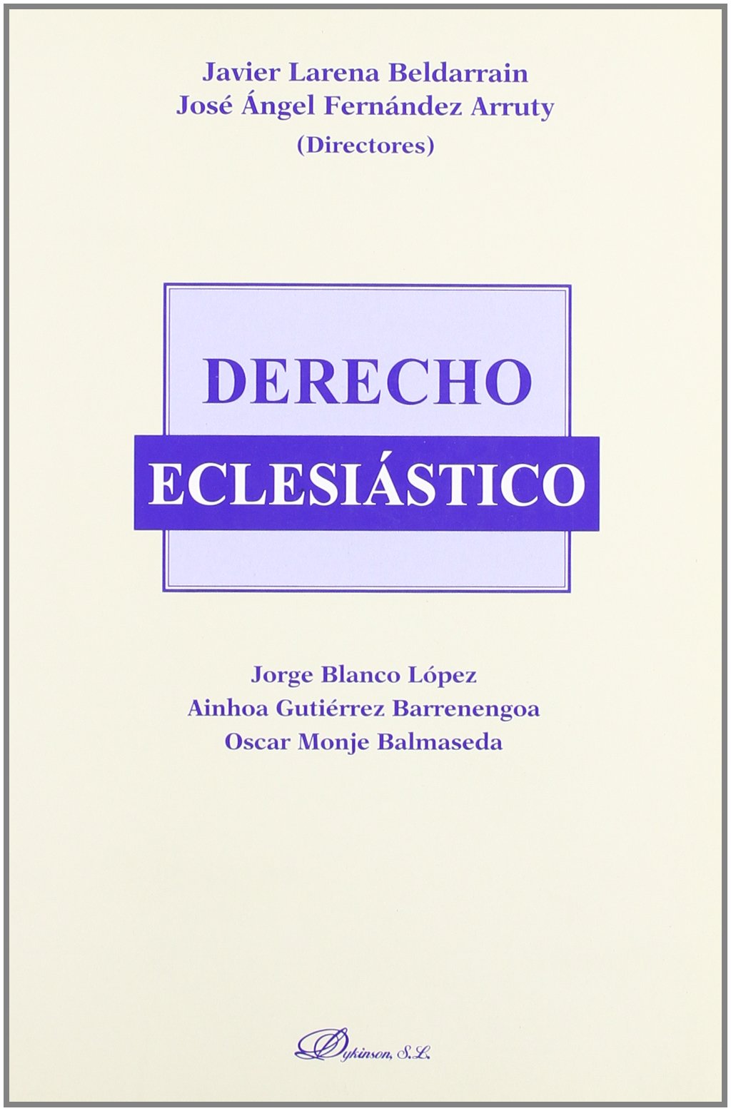 DERECHO ECLESIÁSTICO