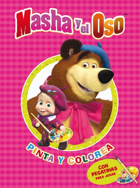 MASHA Y EL OSO - PINTA Y COLOREA