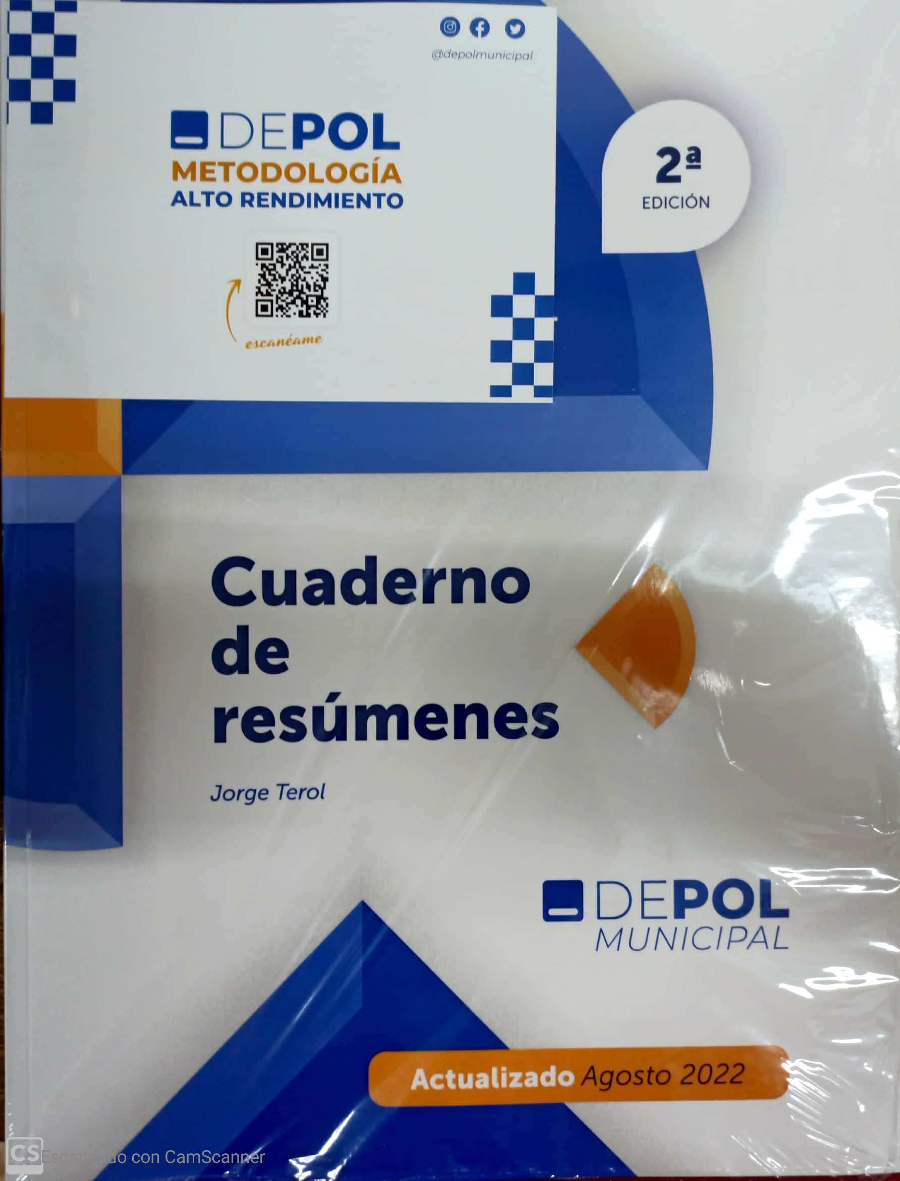 MUNICIPAL. METODOLOGIA ALTO RENDIMIENTO. Cuaderno de resúmenes