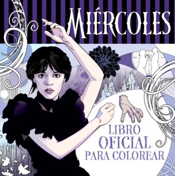 MIÉRCOLES ADDAMS. LIBRO OFICIAL PARA COLOREAR