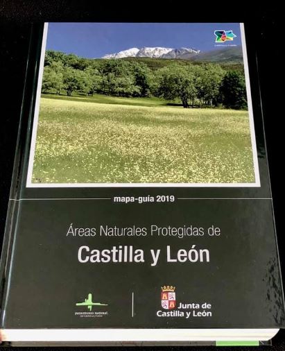 AREAS NATURALES PROTEGIDAS DE CASTILLA Y LEON. MAPA GUIA 2019
