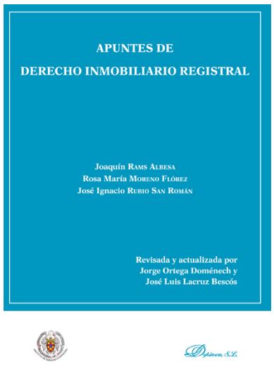 APUNTES DE DERECHO INMOBILIARIO REGISTRAL