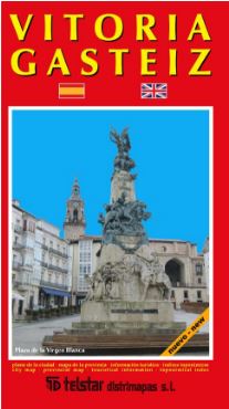 PLANO DE VITORIA - GASTEIZ EN CASTELLANO E INGLES