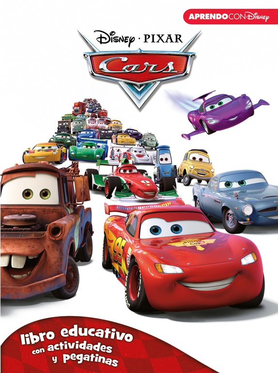 CARS - LIBRO EDUCATIVO CON ACTIVIDADES Y PEGATINAS