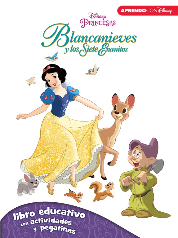BLANCANIEVES Y LOS SIETE ENANITOS - LIBRO EDUCATIVO CON ACTIVIDADES Y PEGATINAS