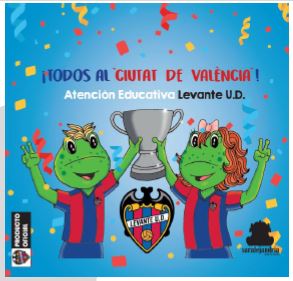 "¡TODOS AL ""CIUTAT DE VALENCIA""!. ATENCION EDUCATIVA LEVANTE U.D."