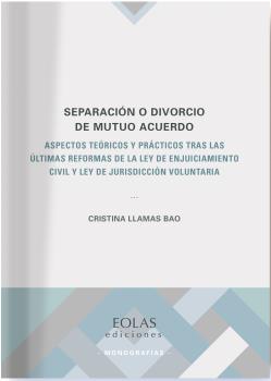 SEPARACIÓN O DIVORCIO DE MUTUO ACUERDO
