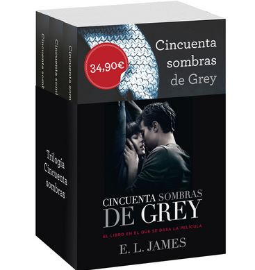 PACK CINCUENTA SOMBRAS DE GREY - EDICION PELICULA EN BOLSILLO