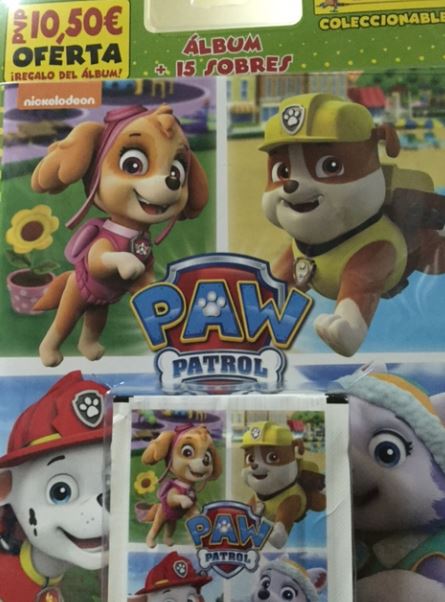 PAW PATROL 2 UN AÑO DE AVENTURAS - BLISTER ALBUM + SOBRES