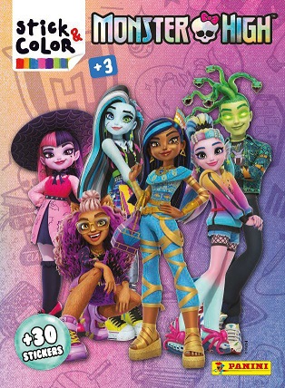 STICK & COLOR. MONSTER HIGH 90