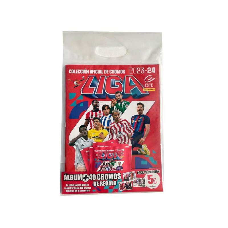 STARTER PACK ALBUM Y 5 SOBRES LIGA ESTE 2023 2024