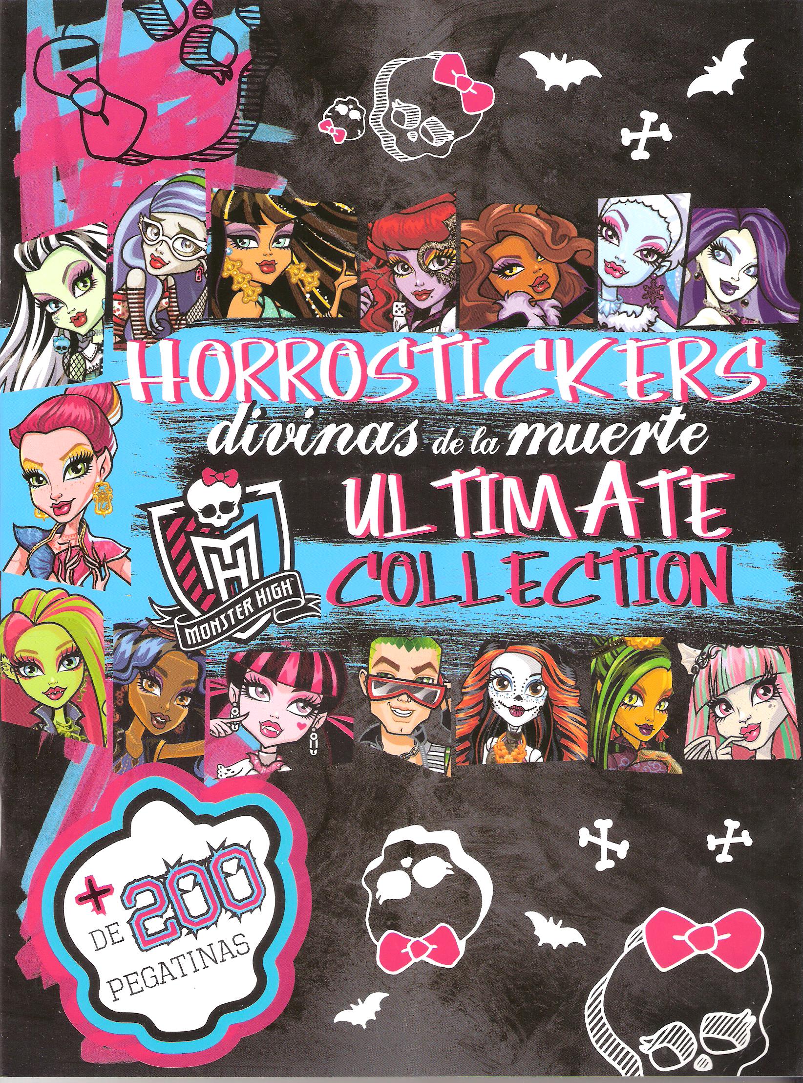 MONSTER HIGH HORROSTICKERS DIVINAS DE LA MUERTE