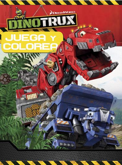 DINOTRUX JUEGA Y COLOREA