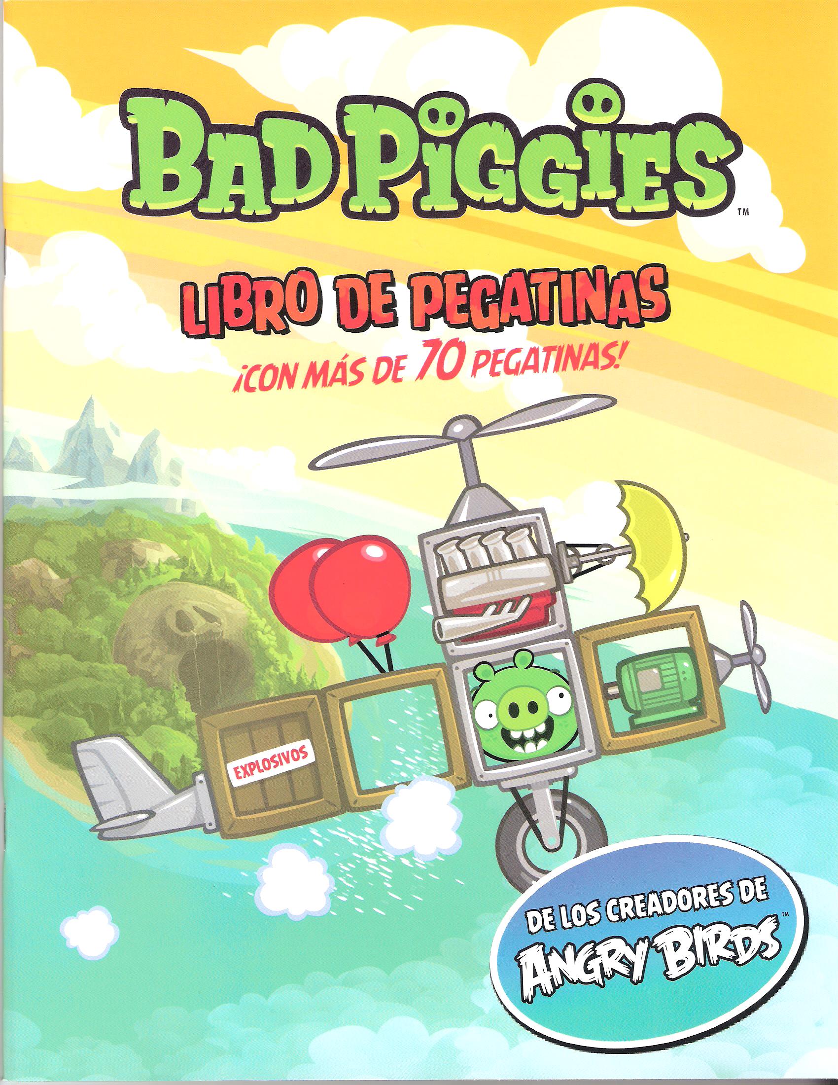 BAD PIGGIES PEGATINAS - ANGRY BIRDS