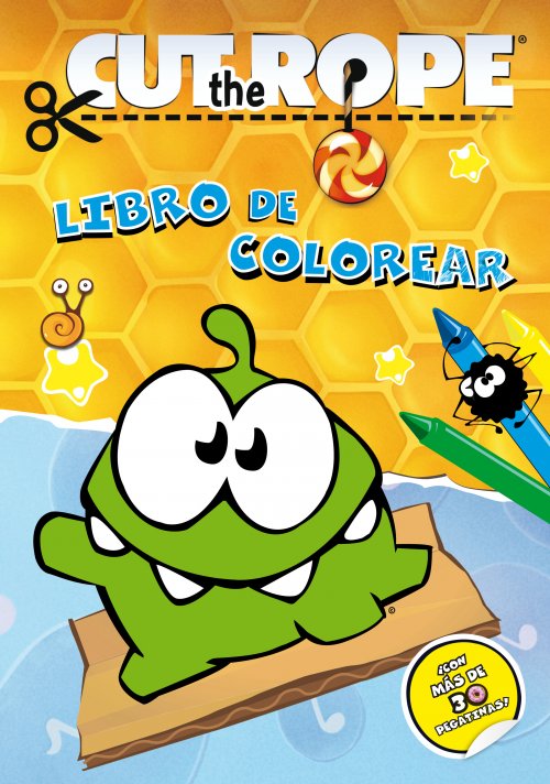 CUT THE ROPE - LIBRO DE COLOREAR