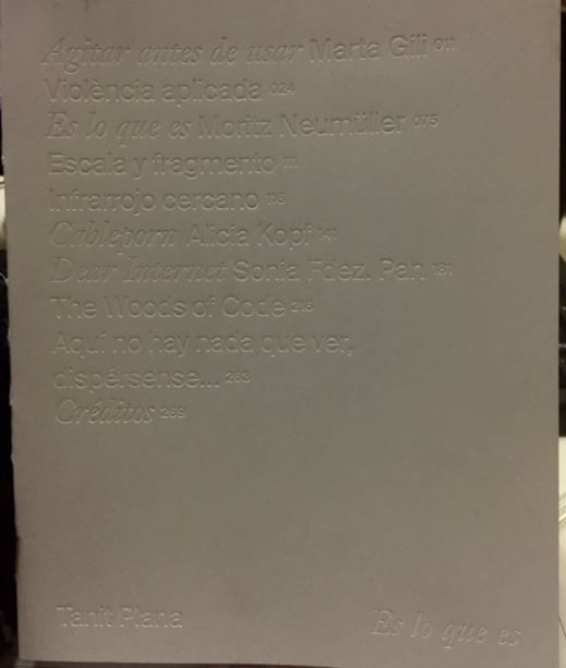 TANIT PLANA. ES LO QUE ES