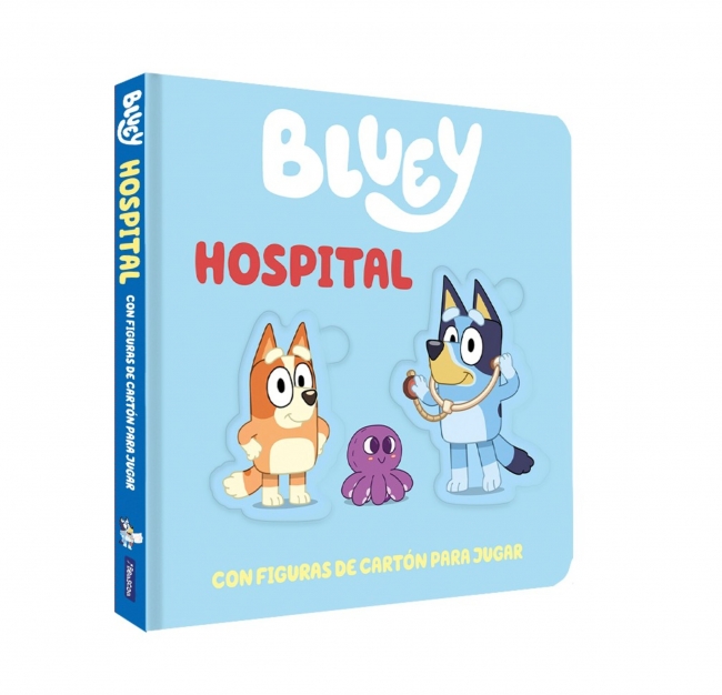 HOSPITAL. LIBRO DE CARTÓN CON FIGURAS EXTRAÍBLES PARA JUGAR (BLUEY. LIBRO JUGUET