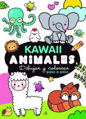 KAWAII ANIMALES. DIBUJAR Y COLOREAR PASO A PASO