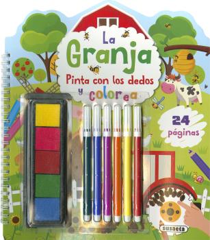 GRANJA, PINTA CON LOS DEDOS