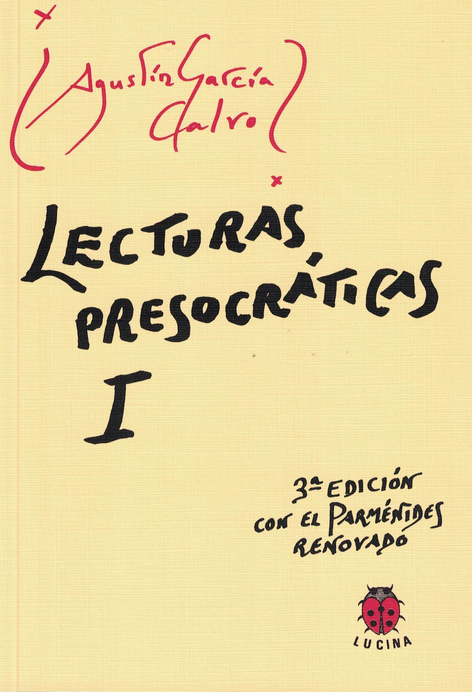 LECTURAS PRESOCRÁTICAS