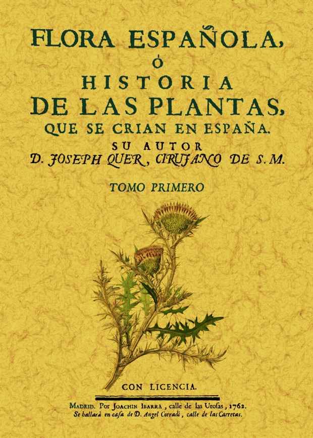 FLORA ESPAÑOLA 6 vols HISTORIA DE LAS PLANTAS