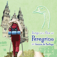 PEREGRINO DEL CAMINO DE SANTIAGO. JUEGO DE LA OCA