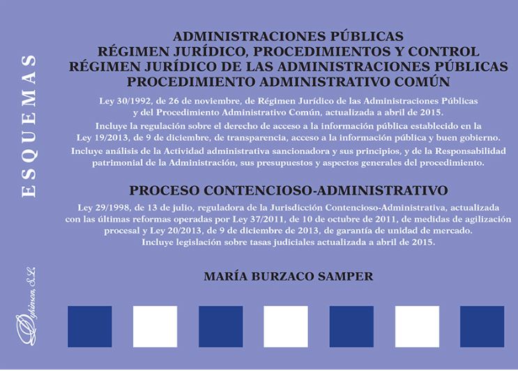 ESQUEMAS ADMINISTRACIONES PUBLICAS, REGIMEN JURIDICO, PROCEDIMIENTOS Y CONTROL