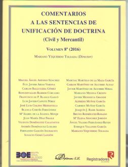 COMENTARIOS A LAS SENTENCIAS DE UNIFICACION DE DOCTRINA VOL.8 (2016)