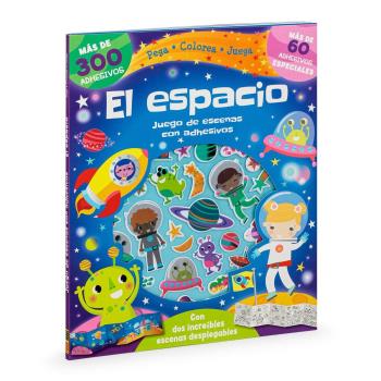 JUEGO ESCENAS CON ADHESIVOS EL ESPACIO