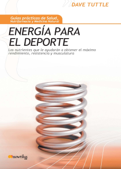 ENERGIA PARA EL DEPORTE