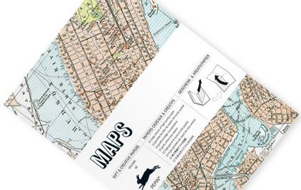 PEP GIFT WRAP BOOK MAPS