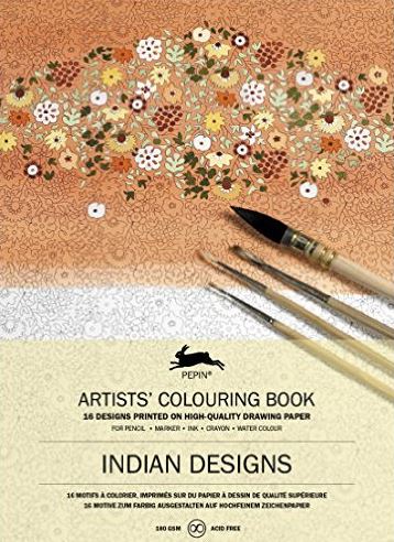INDIAN DESIGNS - COLOURING BOOKS